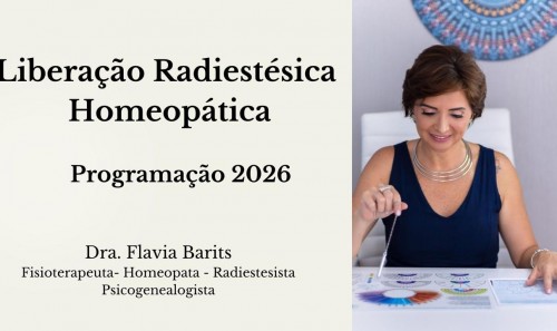 Liberação Radiestésica Homeopática - Presencial 2026