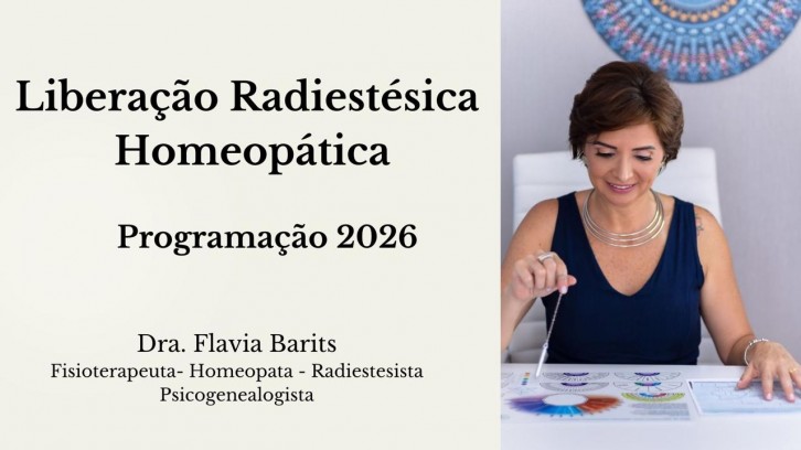 Liberação Radiestésica Homeopática - Presencial 2026