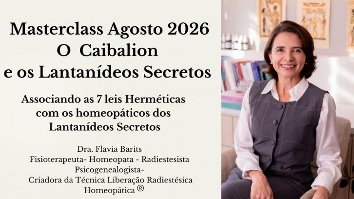 Masterclass: Caibalion e os Lantanídeos Secretos - Agosto 2026